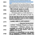 "Nobody Wants to Work Anymore"